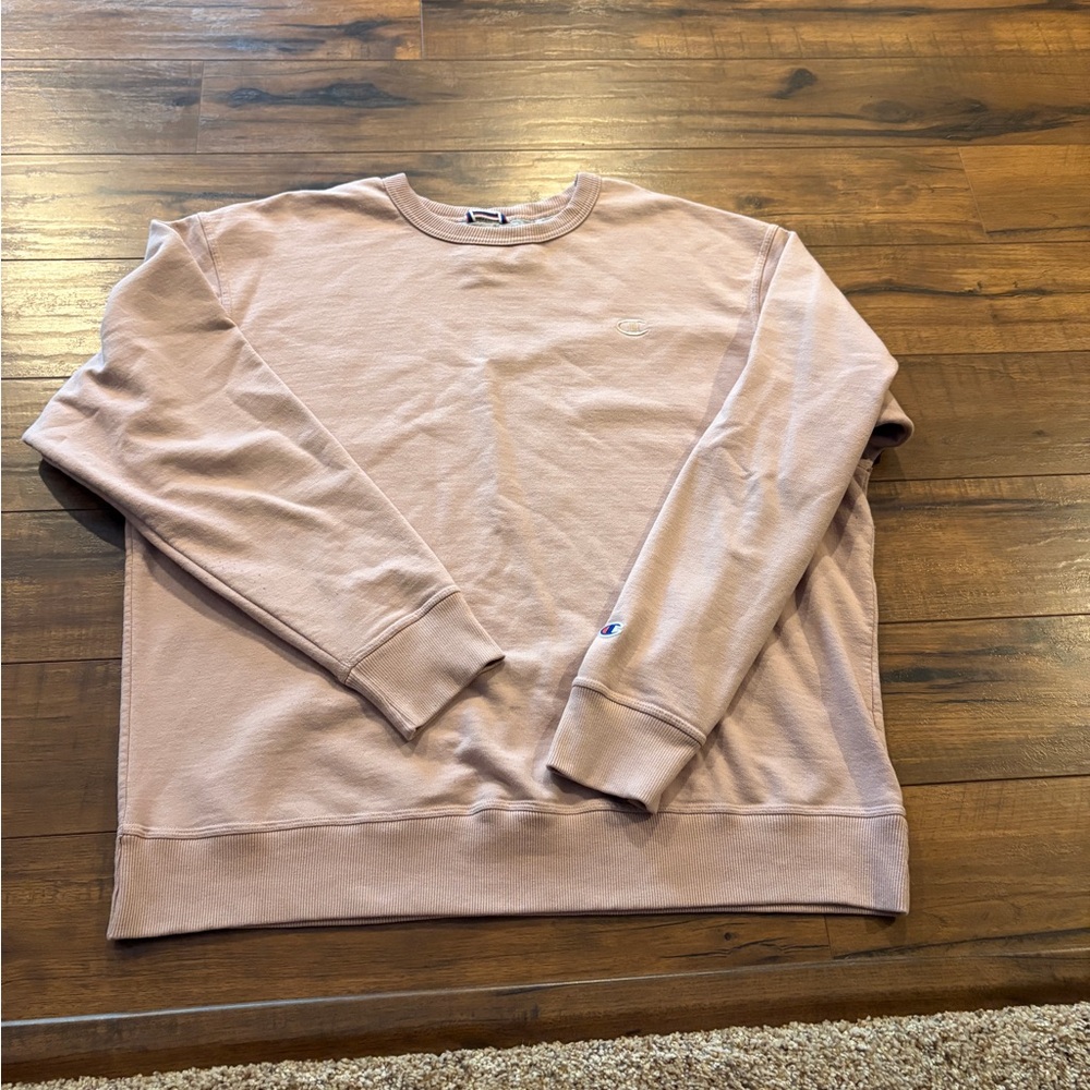 Womens Pink Crewneck Sweater